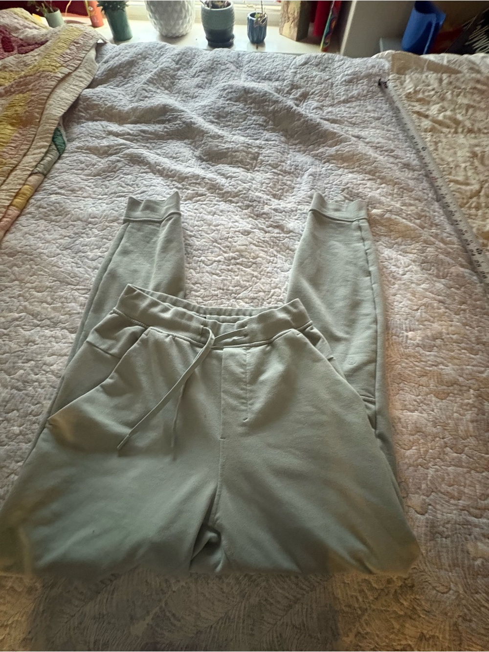 lululemon athletica Sage Green Drawstring Joggers